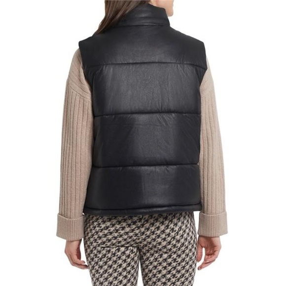 Women’s TRIBAL black Vegan Leather Vest size Large - Picture 14 of 15